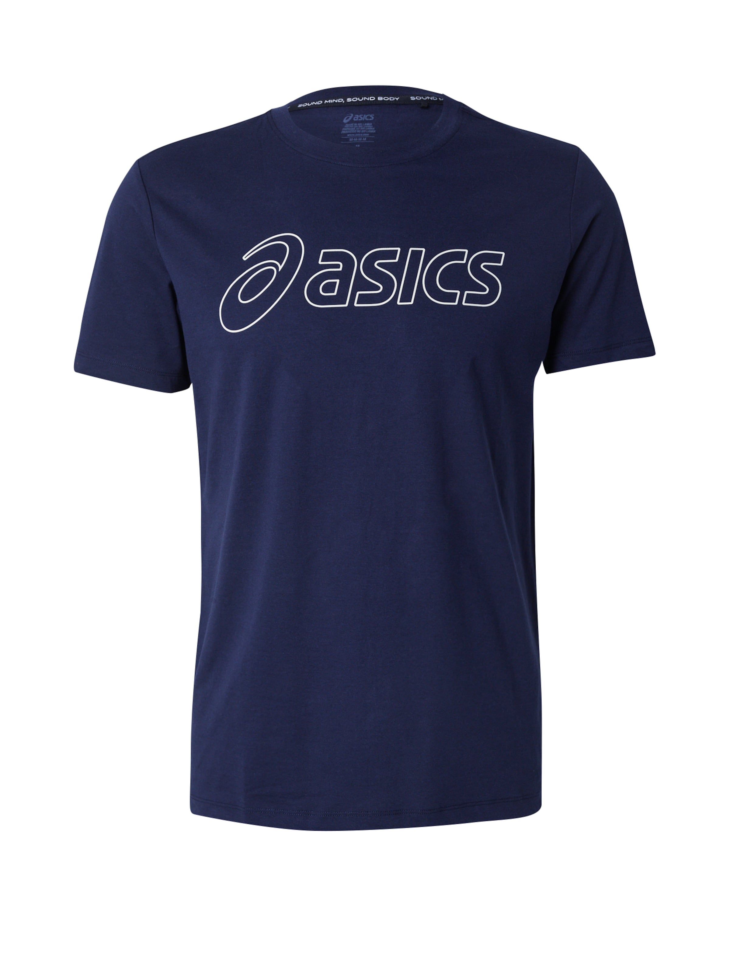 ASICS Λειτουργικό μπλουζάκι σε μπλε: μπροστά