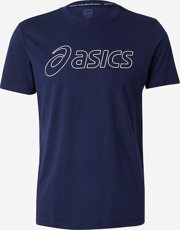 T-Shirt fonctionnel ASICS en bleu : devant