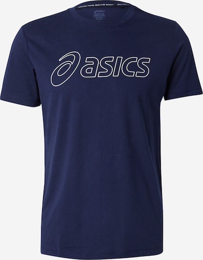 ASICS Tehnička sportska majica u mornarsko plava / bijela, Pregled proizvoda