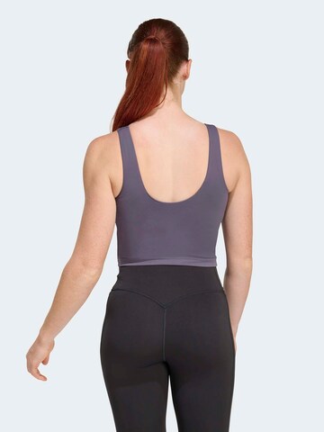 Bustino Top sportivo 'Studio All Me' di ADIDAS PERFORMANCE in grigio