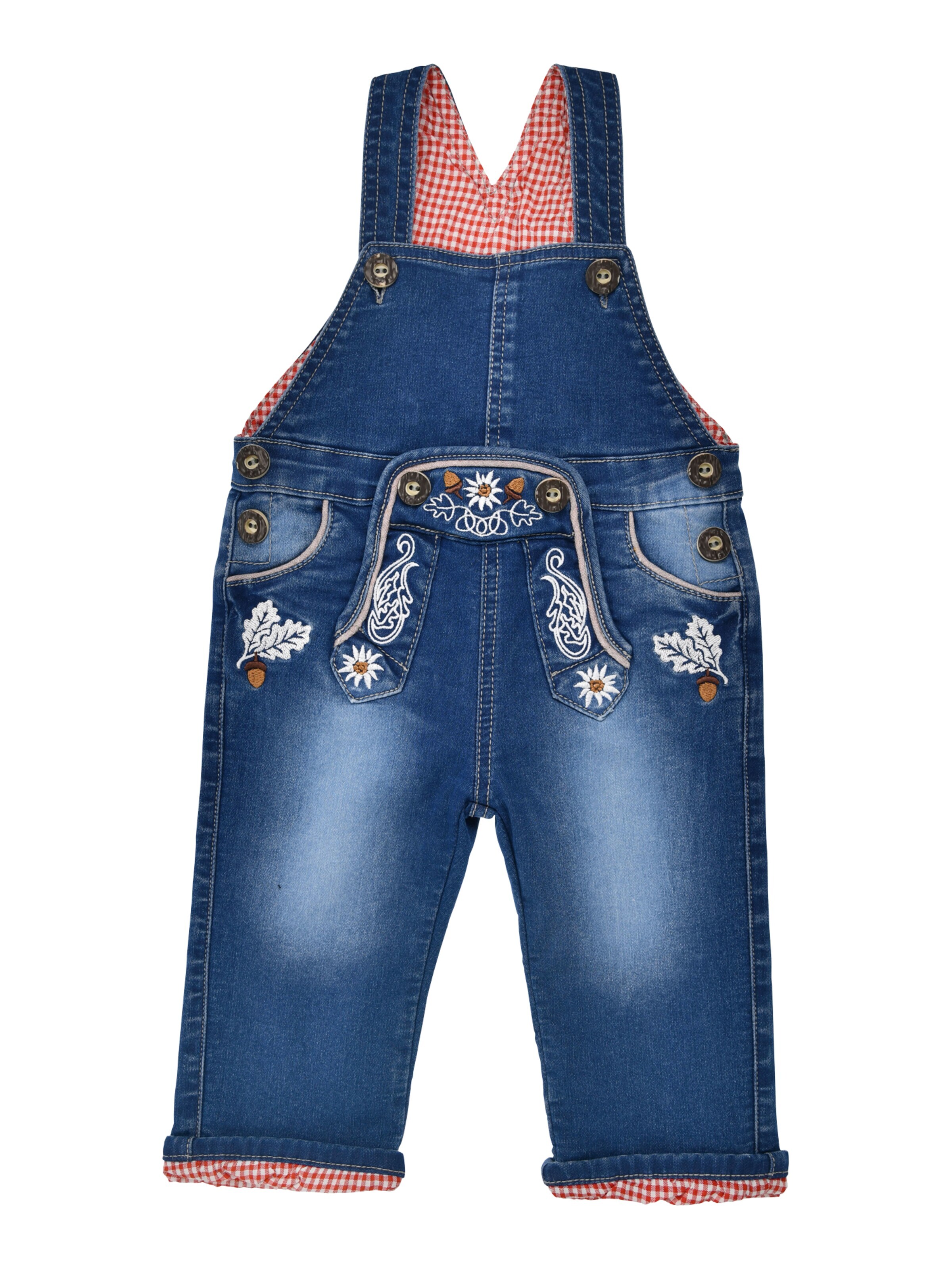 BONDI Regular Latzhose‌‌‌‌‌ in Blau: Vorderseite
