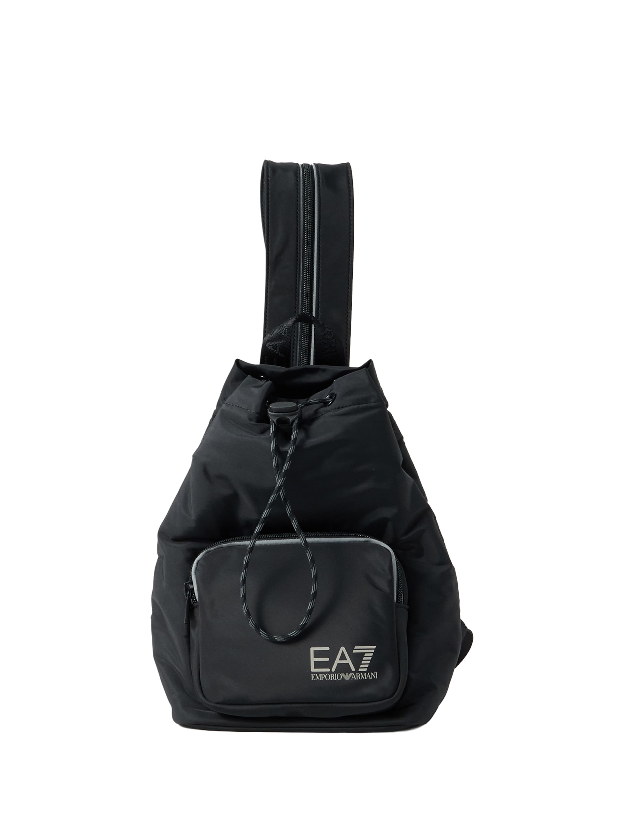 EA7 Emporio Armani Backpack in Black: front