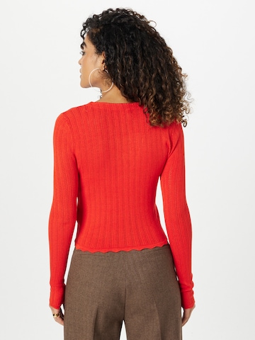 ONLY Knit Cardigan 'DEE' in Red