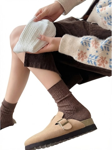Millo Socks 'Cosy Twist' in Brown