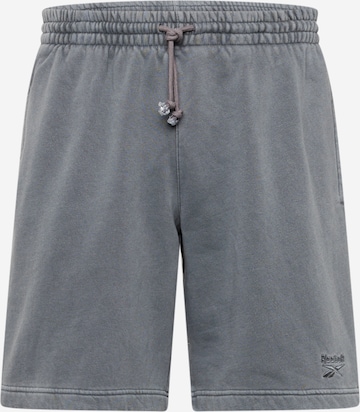 Regular Pantalon de sport Reebok en gris : devant