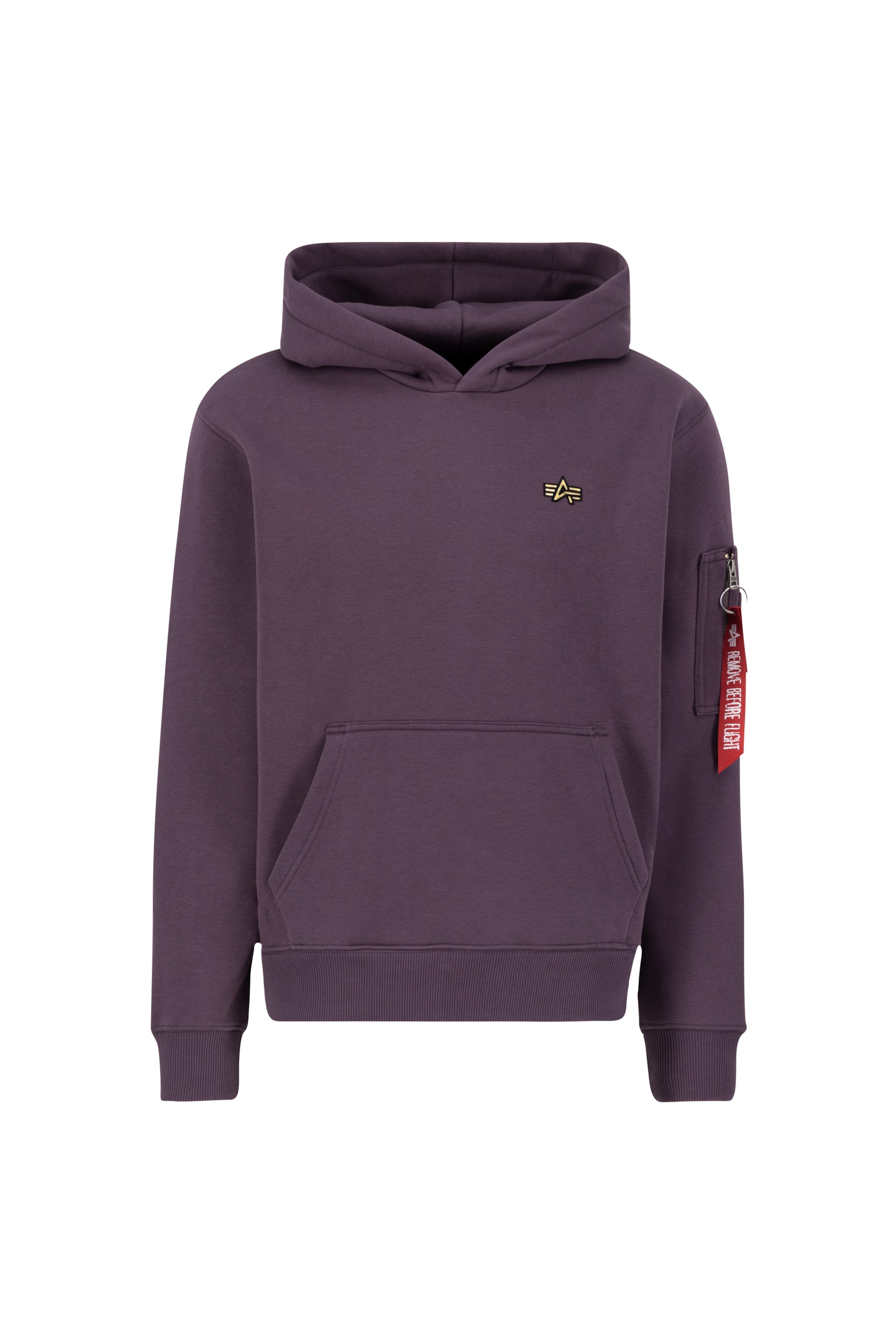 ALPHA INDUSTRIES Sweatshirt in Lila: Vorderseite