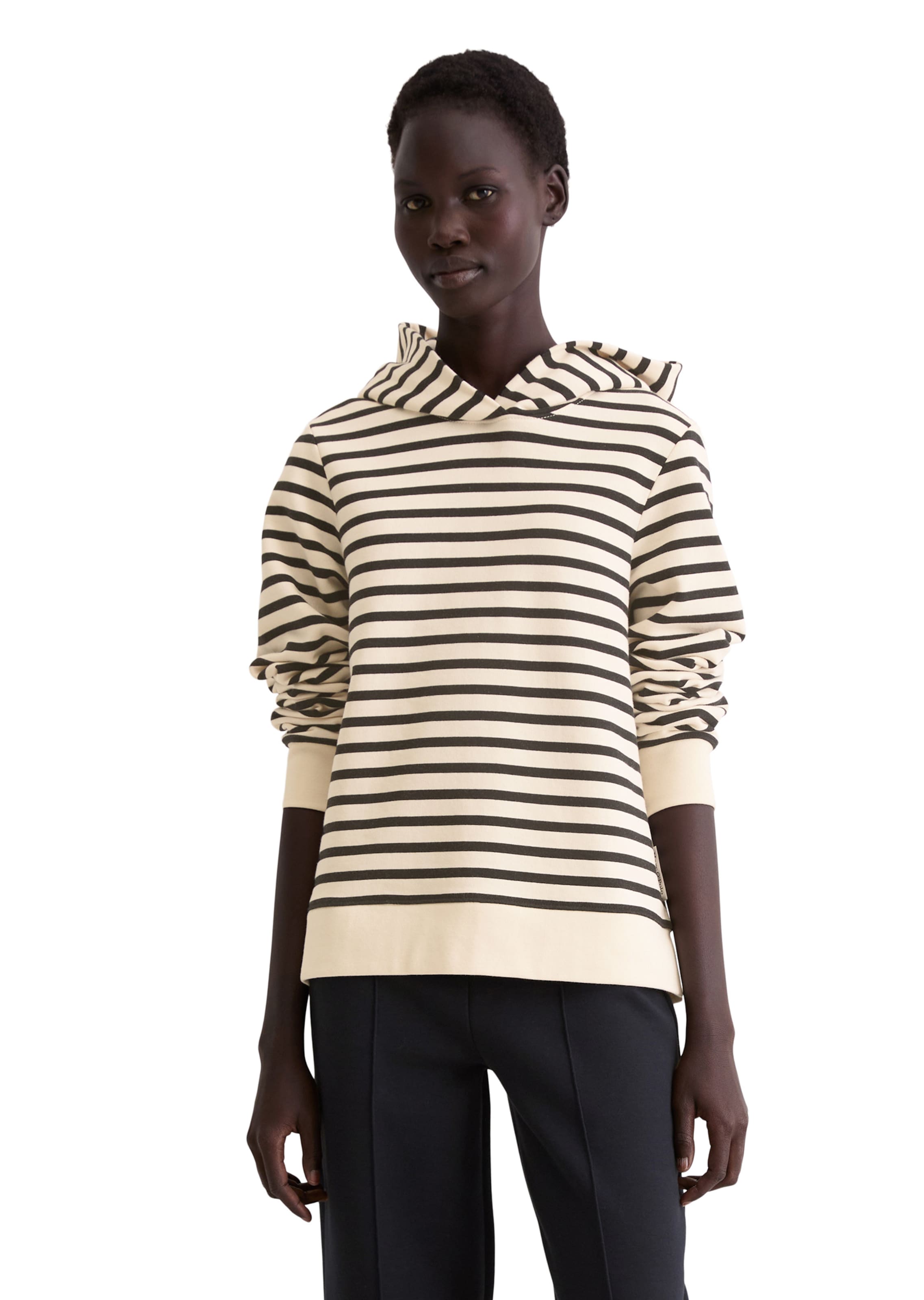 Marc O'Polo Sweatshirt in Beige: front