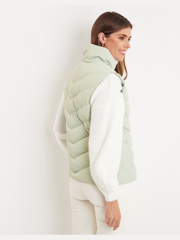 Threadbare Bodywarmer 'Daffodil' in Groen