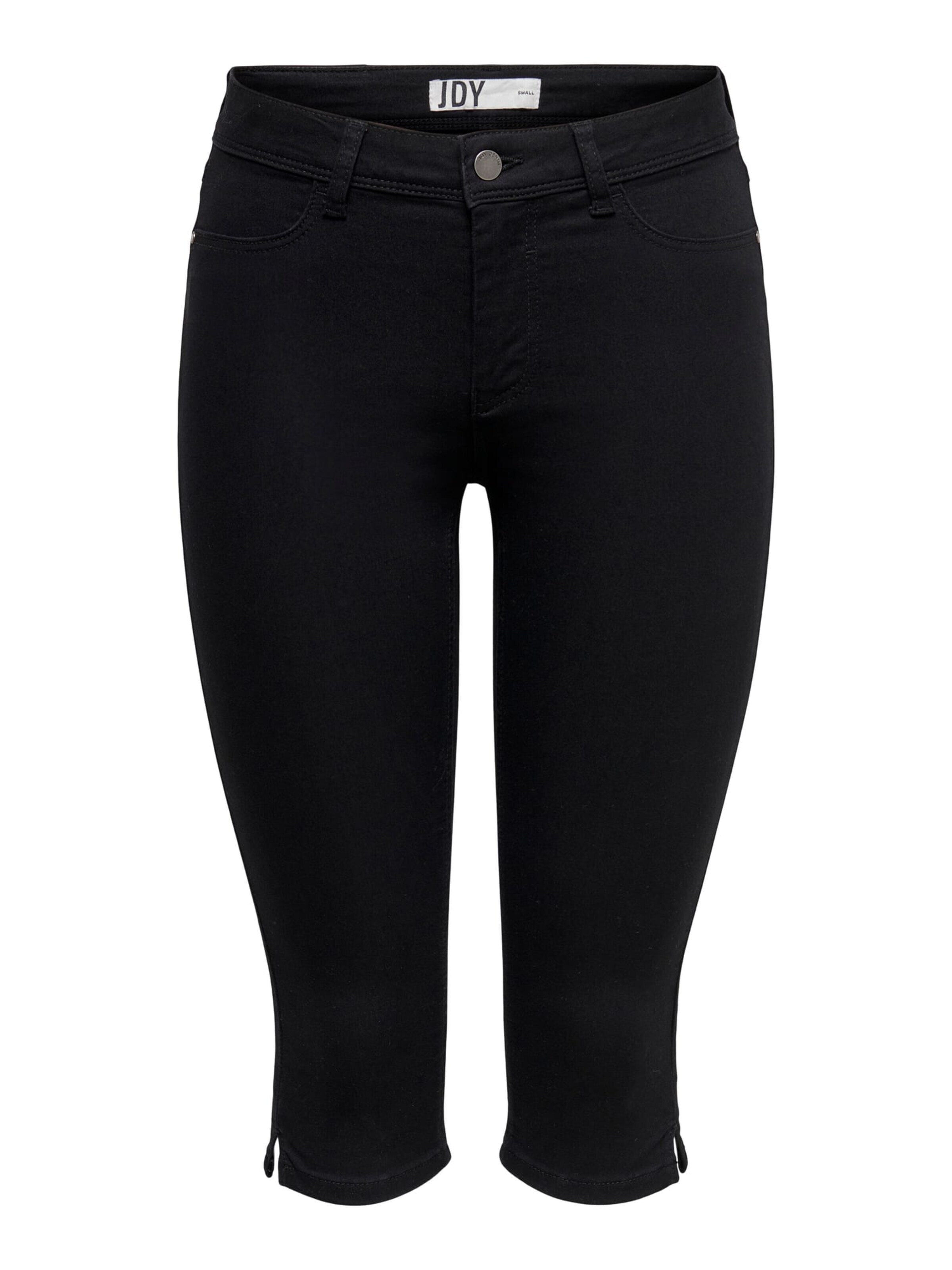 Jaqueline de Yong Baggy Broek 'Nikki' in Zwart: voorkant