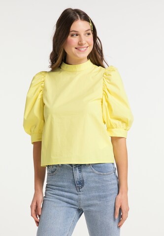 MYMO - Blusa en amarillo: frente