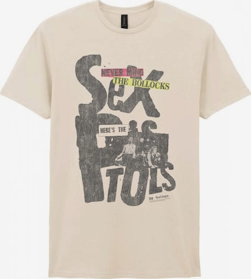Sex Pistols Koszulka 'Sex Pistols Here¨s The Sex Pistols T-Shirt' w kolorze biały: przód