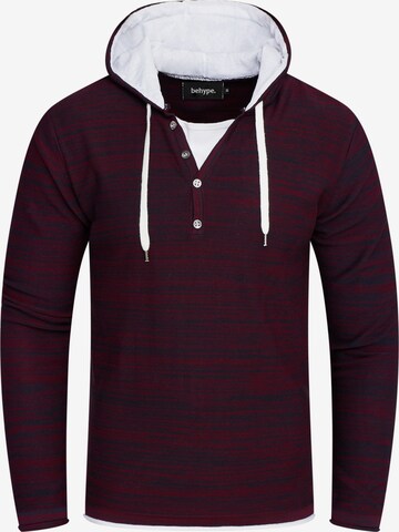 behype Sweatshirt 'JOSHA' in Red: front