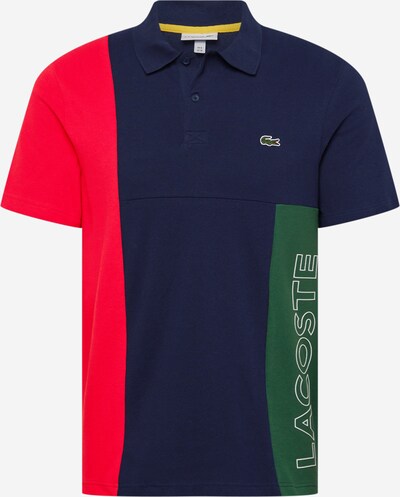LACOSTE Camiseta en navy / verde oscuro / rojo / blanco, Vista del producto