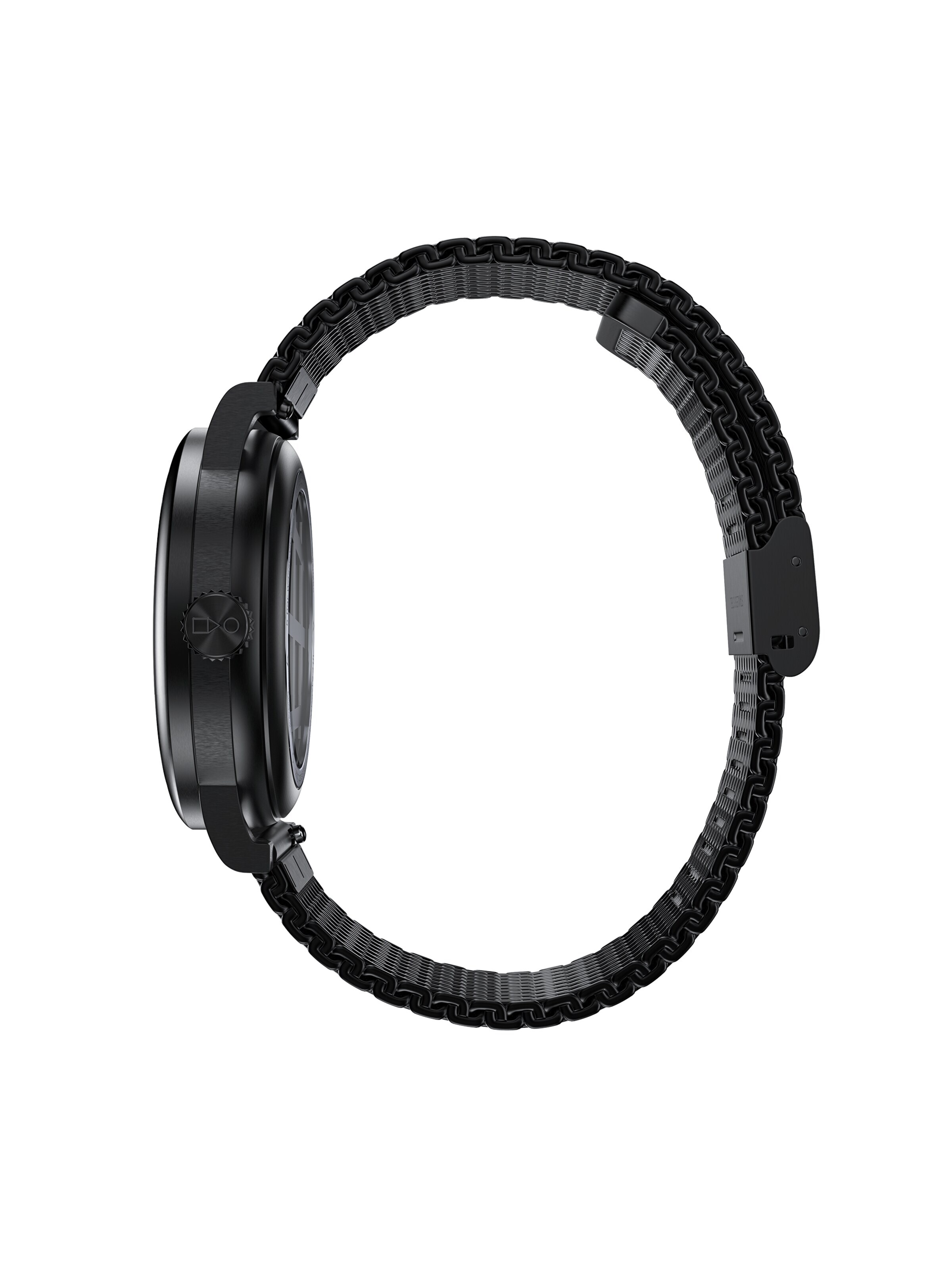 WALTER GROPIUS Analog Watch 'KONTUR' in Black