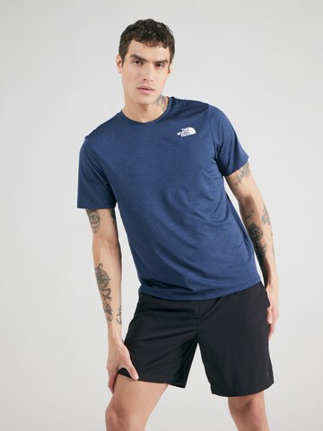 THE NORTH FACE Performance shirt in Blue: front