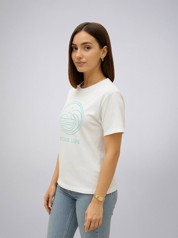 LEAFLETIC Shirts 'Leafletic Women’s T-Shirt' i hvid