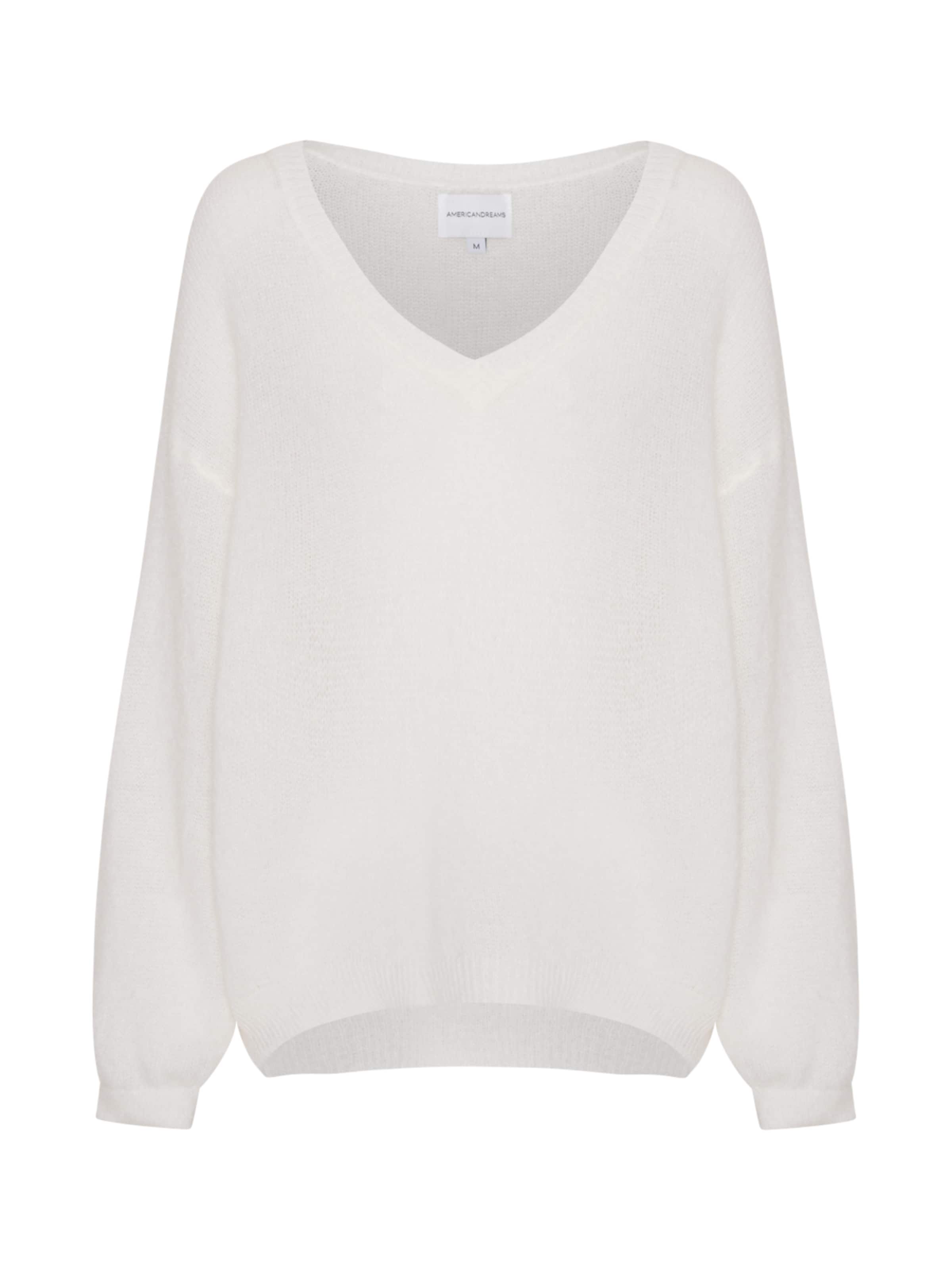 Pull-over oversize 'Silja' americandreams en beige : devant
