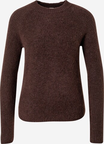 Y.A.S Sweater 'Alva' in Brown: front