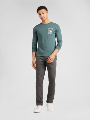 Key Largo Sweatshirt 'NEVADA ADVENTURE' in Grün