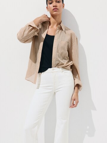 MANGO Regular Jeans 'SIENNA' in Wit