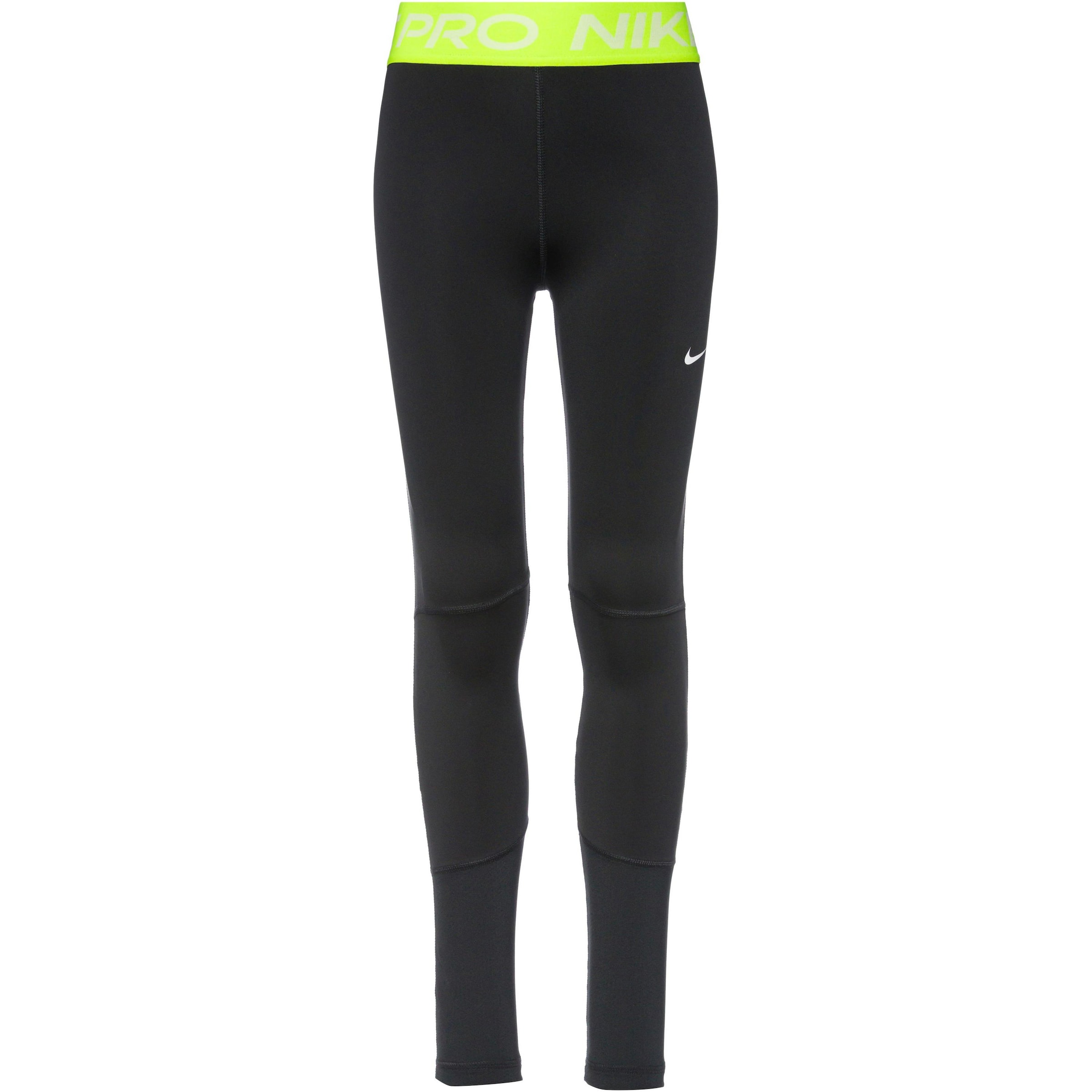 NIKE Workout Pants 'Pro' in Black: front