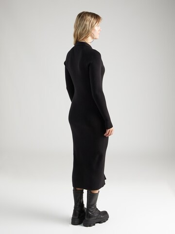Calvin Klein Плетена рокля в черно