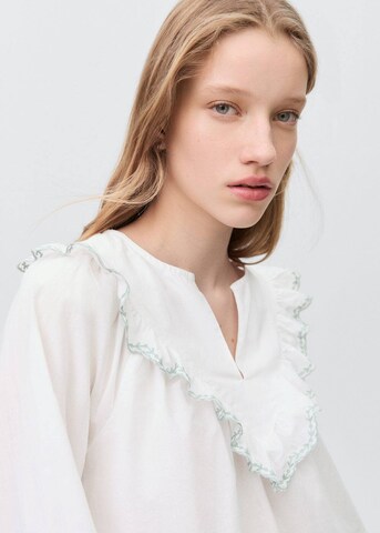 MANGO TEEN Bluse 'Mafalda' in Weiß