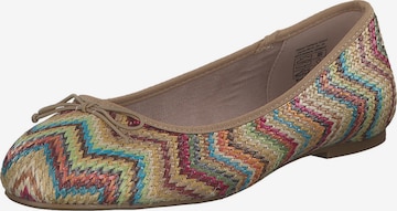 Idana Ballerina in Beige: Vorderseite