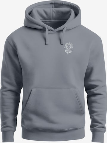 Neverless Sweatshirt 'Compass' in Grau: Vorderseite