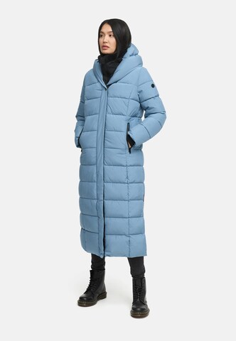 Cappotto invernale 'Pakoraa 16' di MARIKOO in blu: frontale