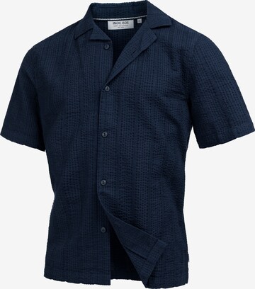INDICODE JEANS Hemd 'INWallz' in Blau: Vorderseite