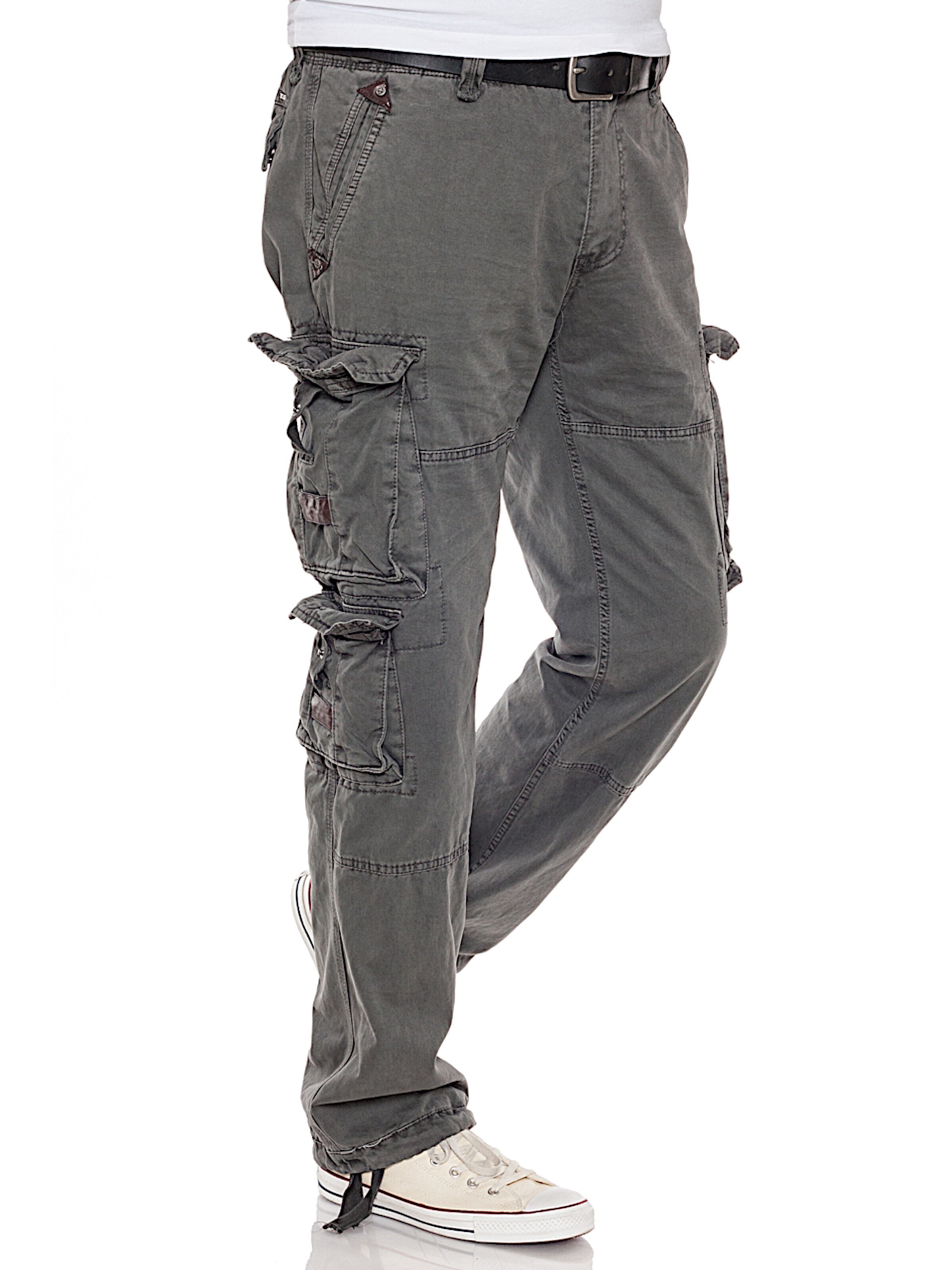JET LAG Regular Cargo Pants in Grey