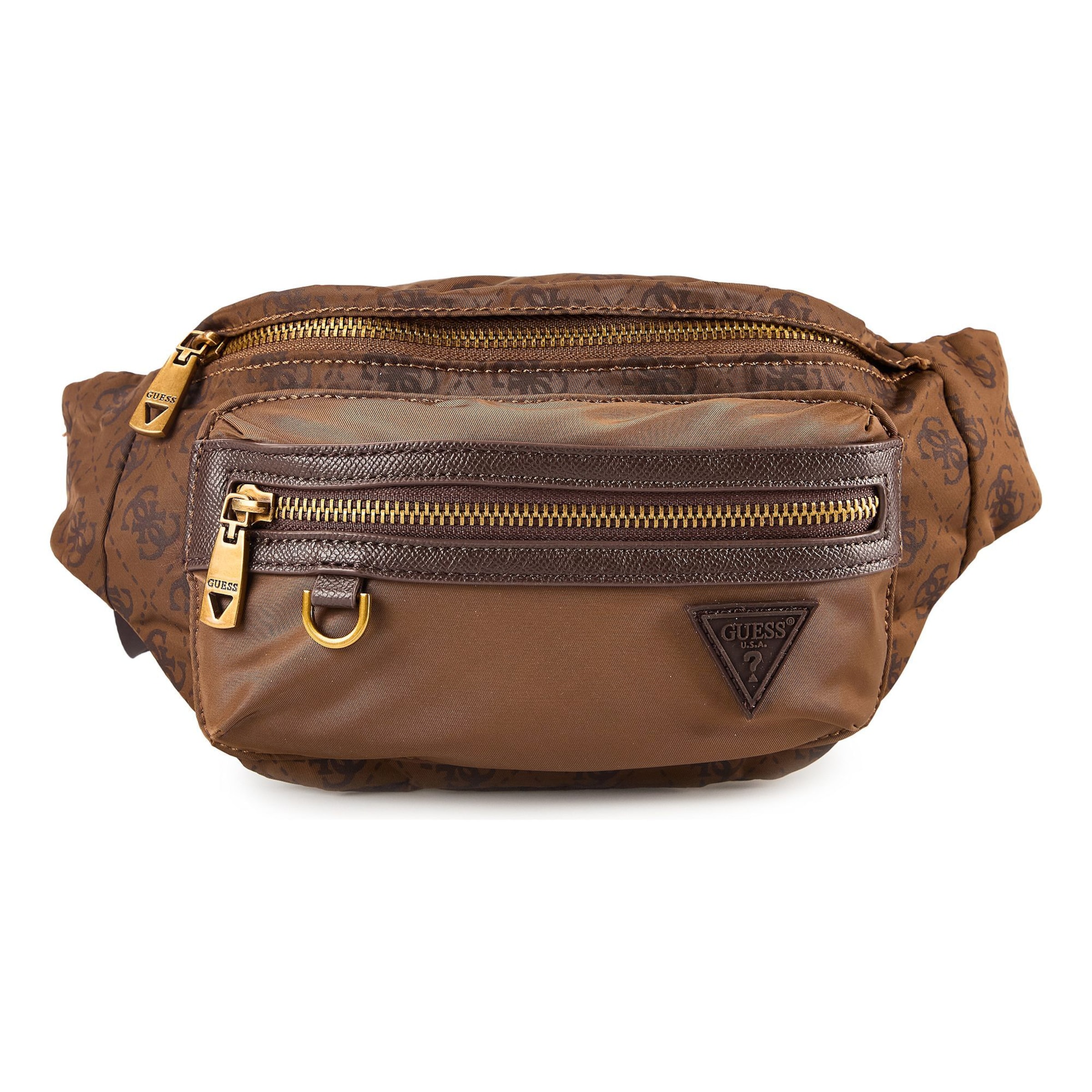 GUESS Fanny Pack 'Berlin' in Brown: front