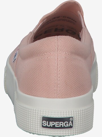 SUPERGA Classic Flats '2740 Platform Slip On S7122RW' in Pink