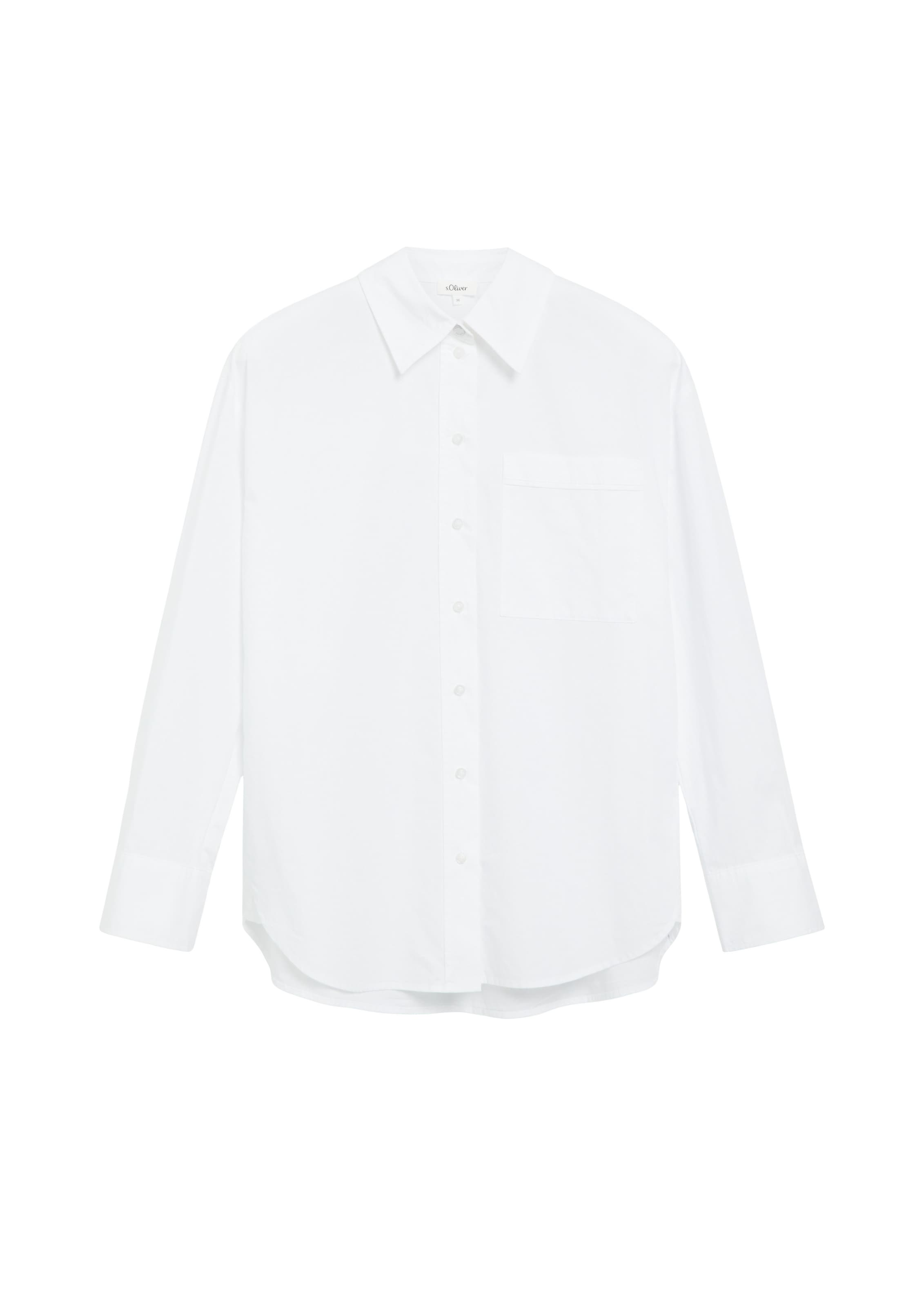s.Oliver Chemisier en XXS en blanc, Vue avec produit