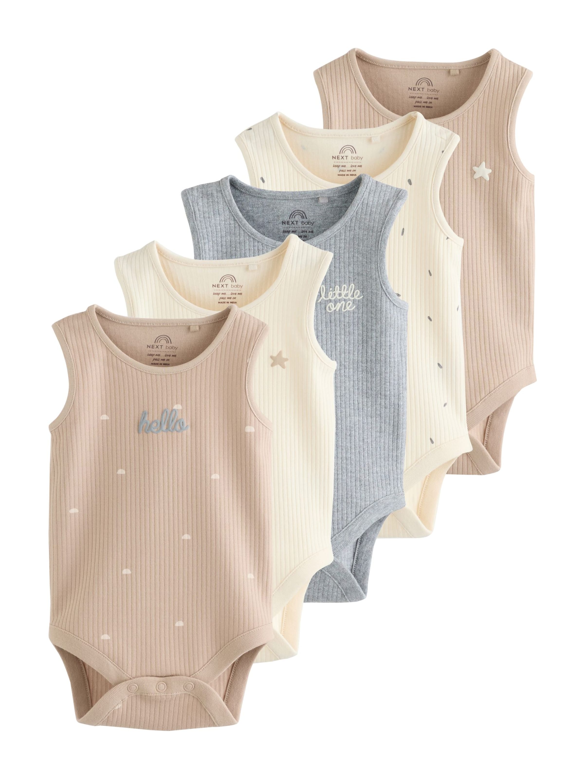 Next Sparkdräkt/body i beige: framsida