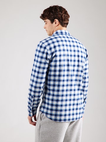 QS - Ajuste regular Camisa en azul