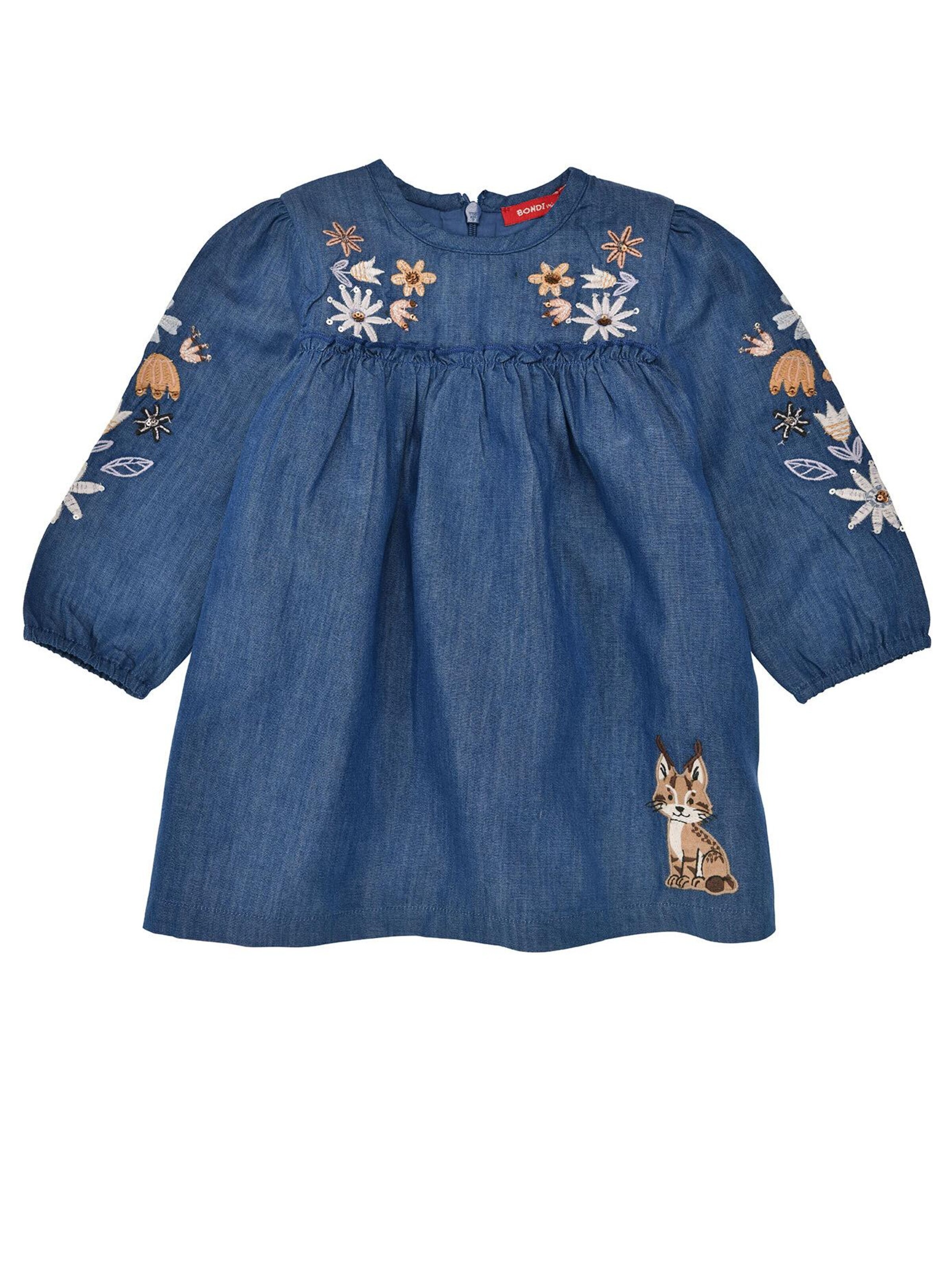 BONDI Dress in Blue: front