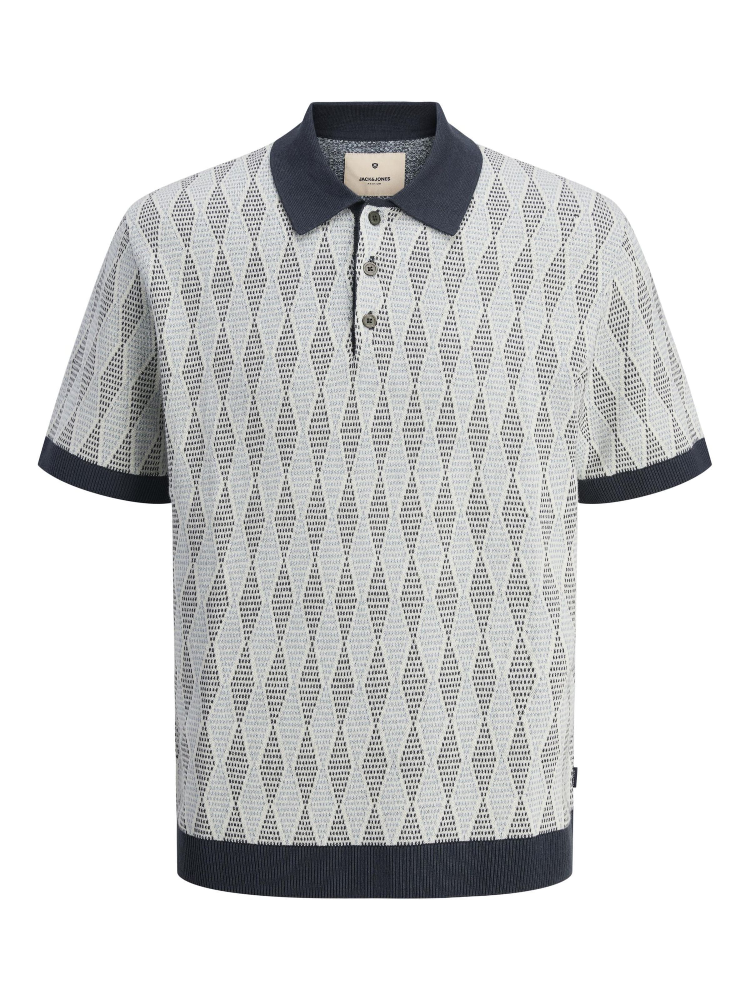 JACK & JONES Shirt in Navy / White, Item view
