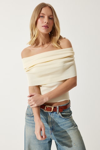 Happiness İstanbul Тениска в бежово