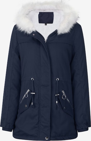 YOUTHUP Winterjacke in Blau: Vorderseite