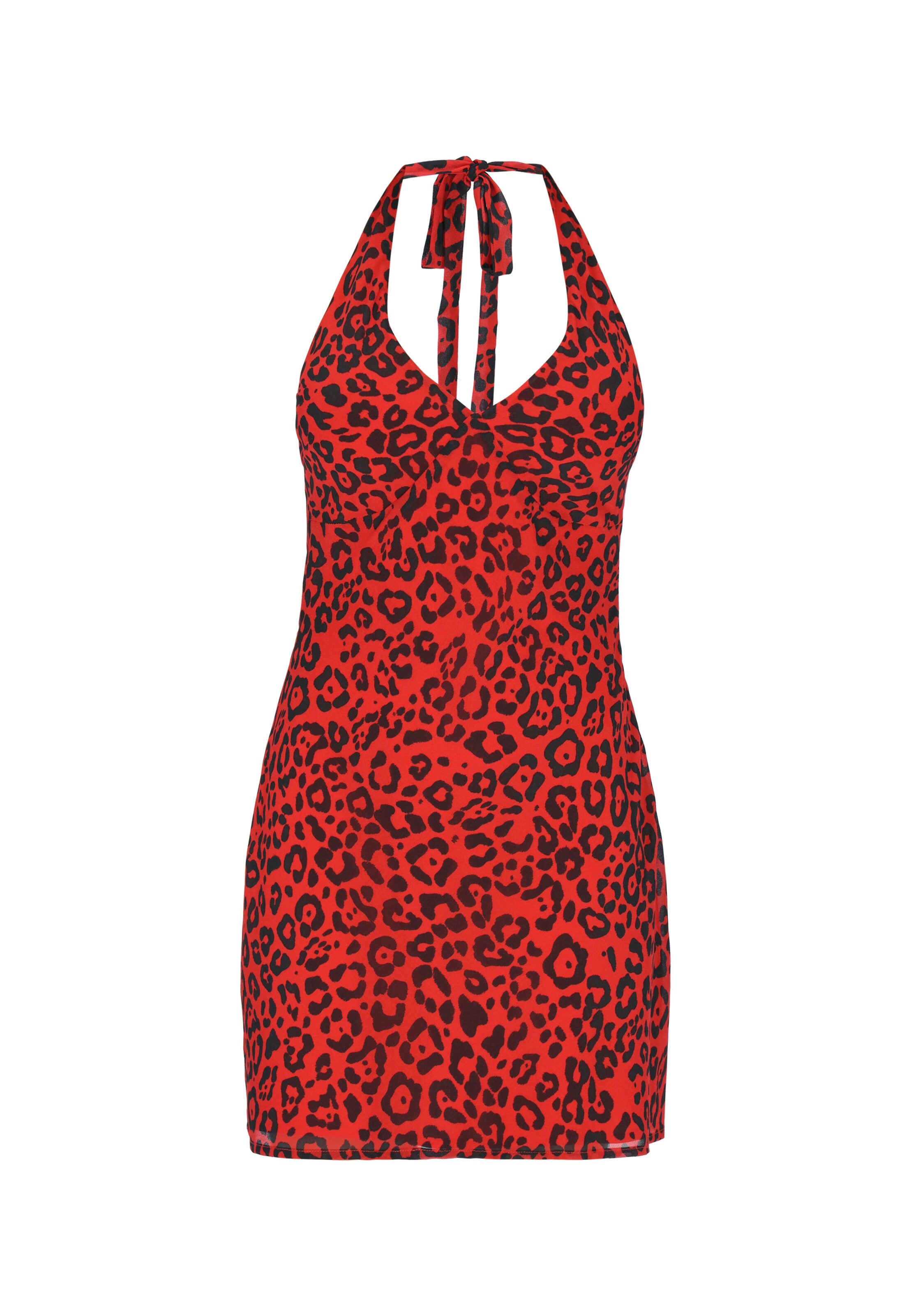 faina Dress in Red: front