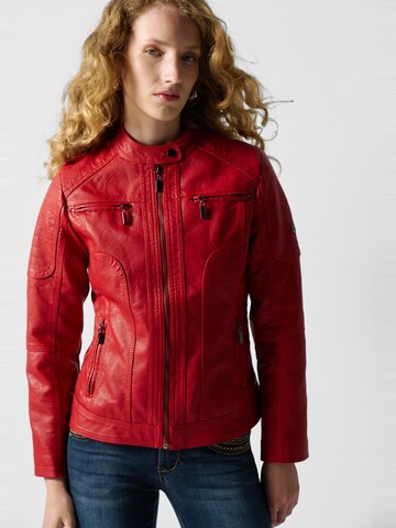 KOROSHI Between-Season Jacket in Red: front