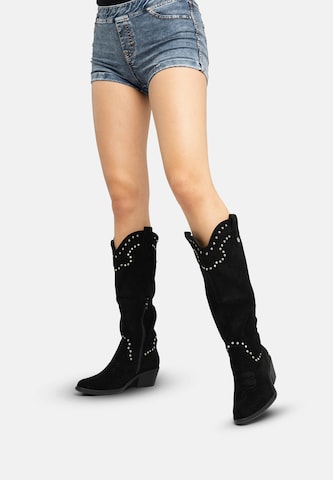 Stivale da cowboy di Salinyang in nero