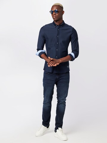 SCOTCH & SODA Regular Fit Hemd in Blau