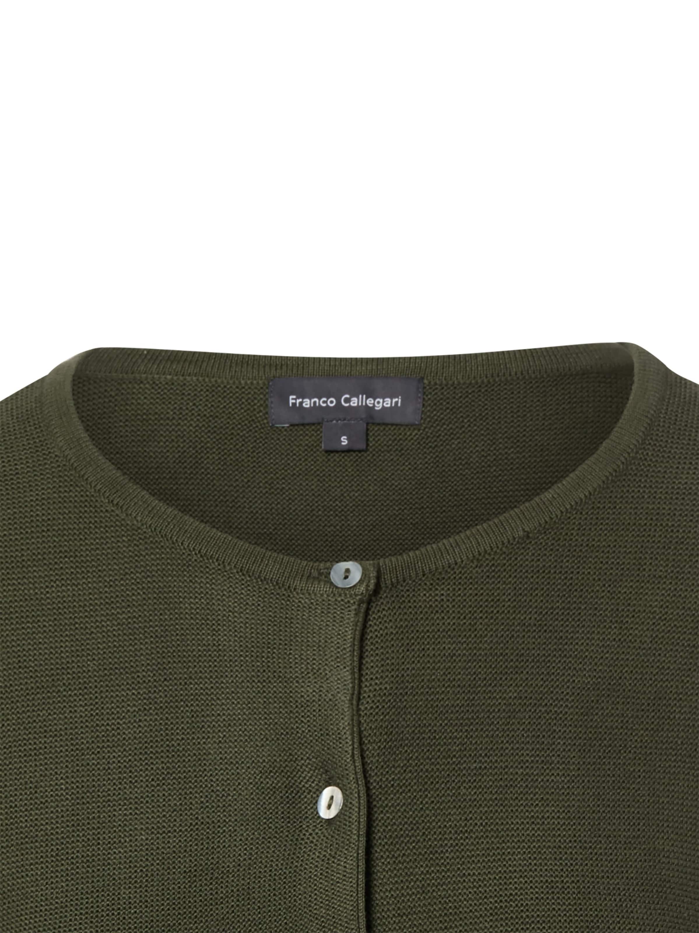 Franco Callegari Strickjacke in Grün