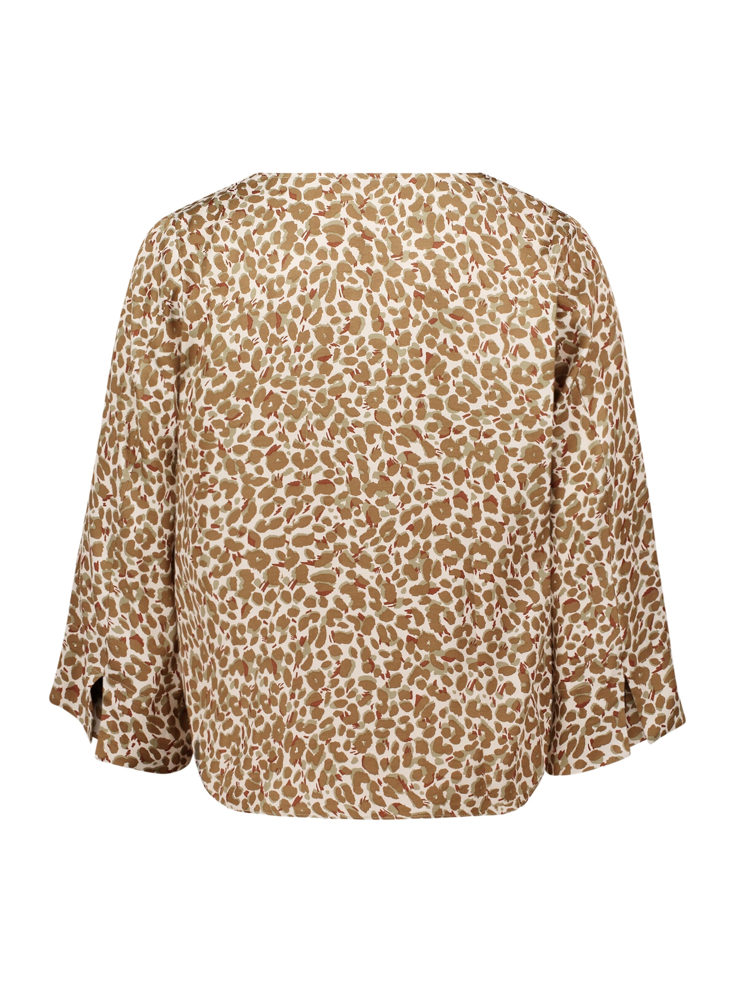 Betty Barclay Schlupfbluse mit Leoprint in Beige