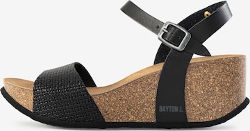 Bayton - Sandalias 'Maya' en negro: frente