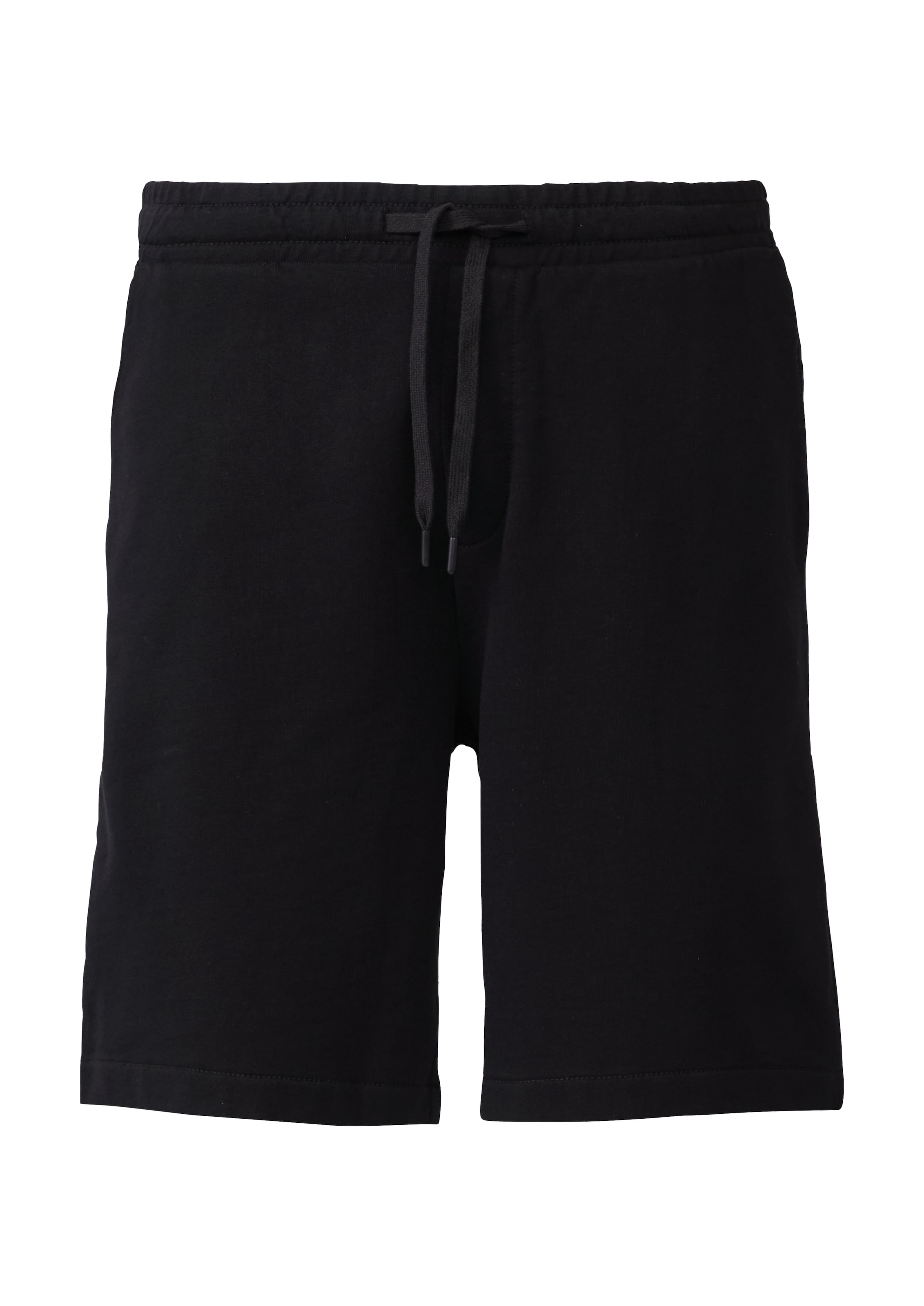 QS Regular Pants in Black: front