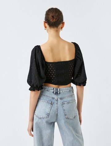Koton Bluse in Schwarz